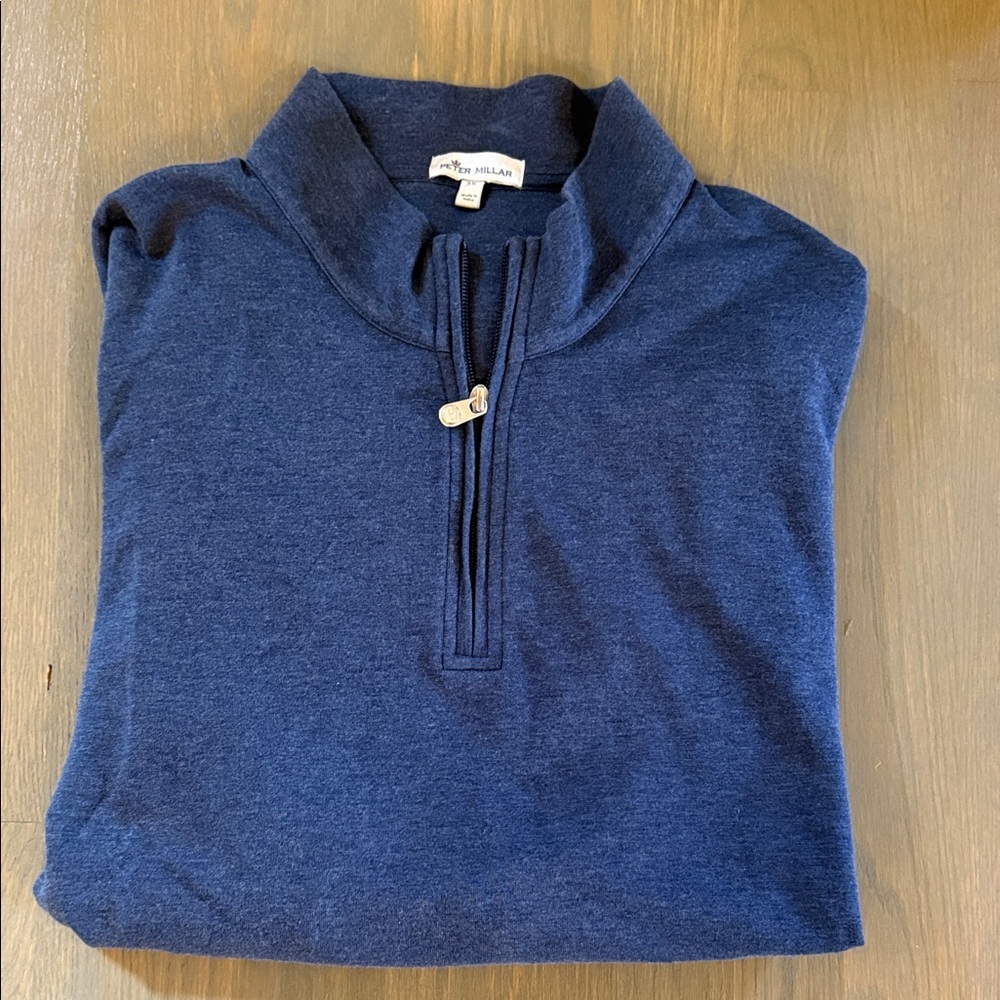 Peter‎ Millar Navy Quarter-Zip Pullover